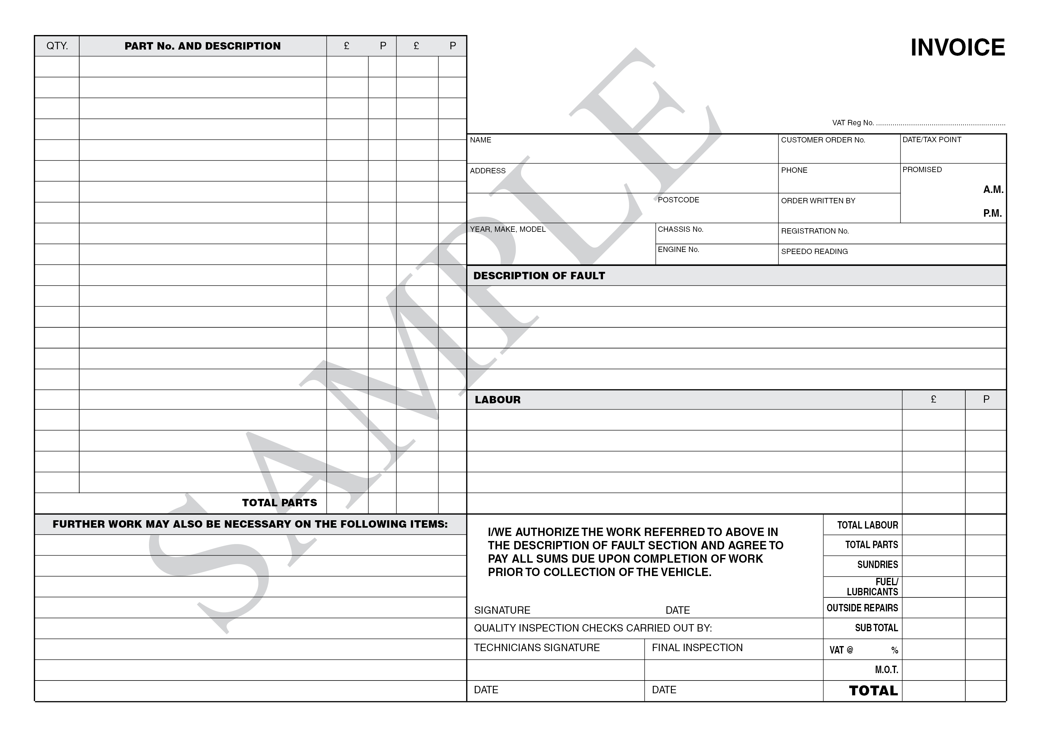 bristol based suppliers of printed stationery for all business and job cards for mechanics templates